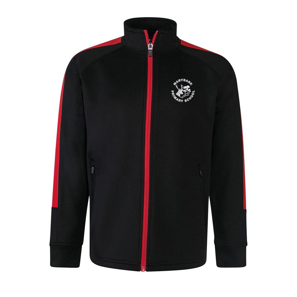 Marybank Primary Smartflex Top Black/Red