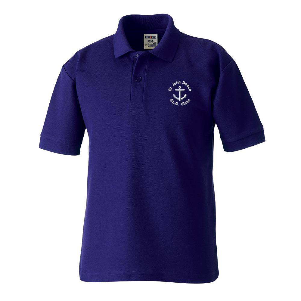 St John Bosco Nursery Erskine Poloshirt Purple