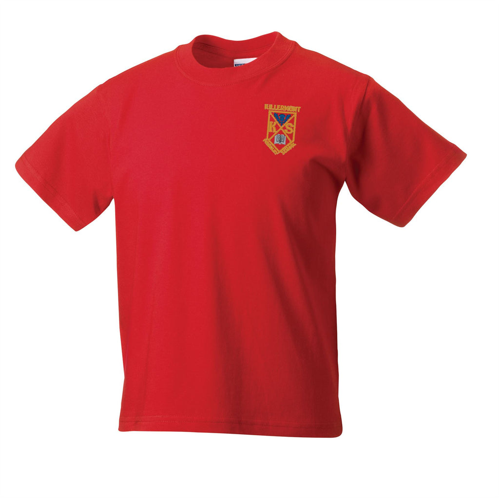 Killermont Primary Classic T-Shirt Red