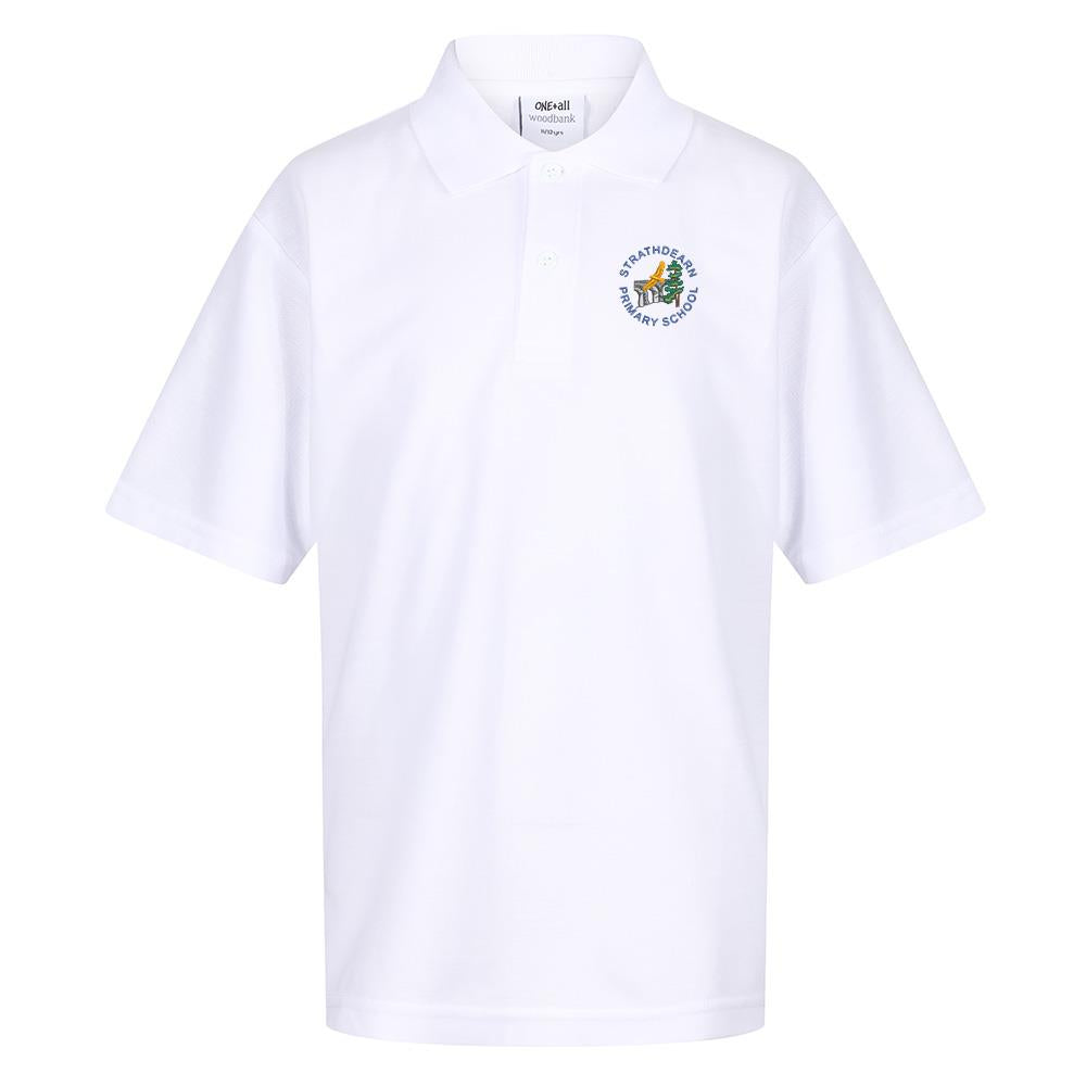 Strathdearn Primary Poloshirt White
