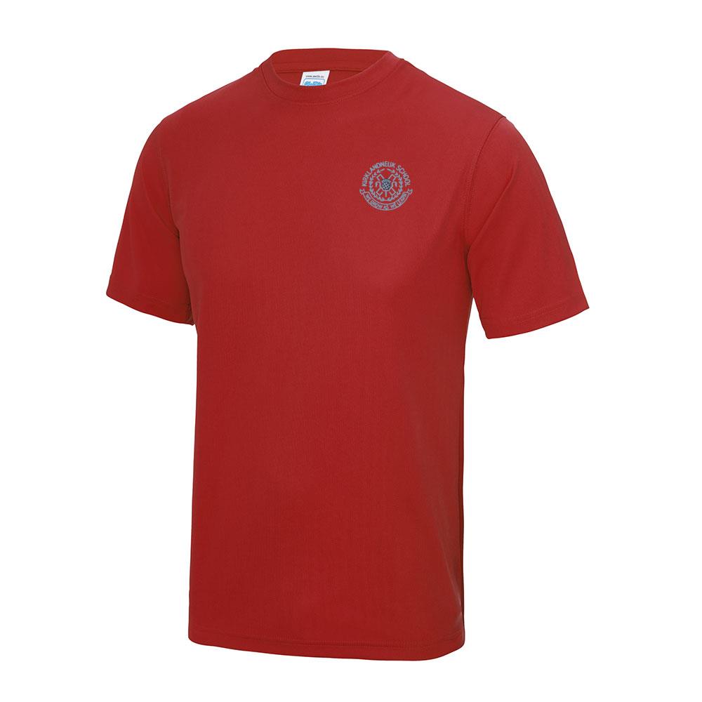 Kirklandneuk Primary Gym T-Shirt Red