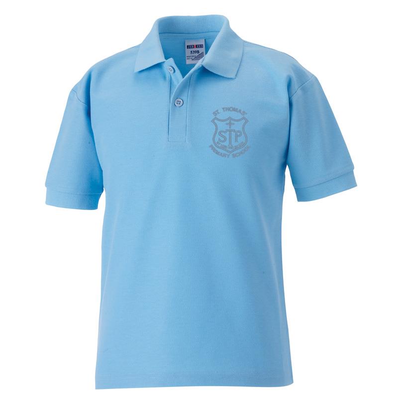 St Thomas Primary Poloshirt Sky