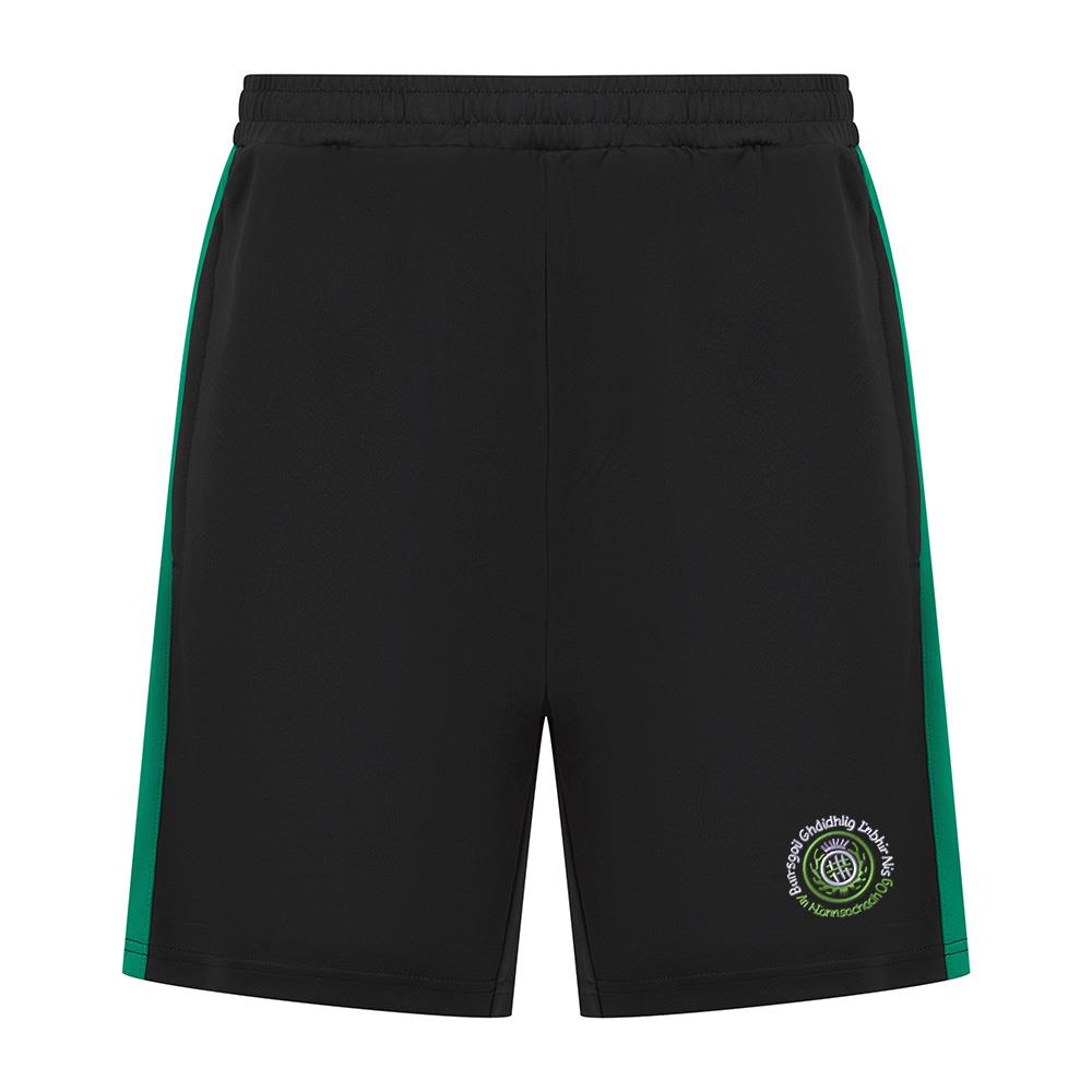 Bun-Sgoil Ghaidhlig Inbhir Nis Smartflex Shorts Black/Emerald