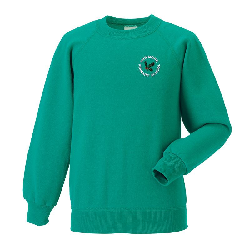 Newmore Primary Crew Neck Sweatshirt Emerald