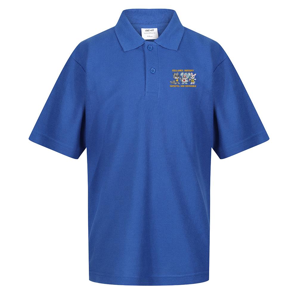 Kellands Nursery Poloshirt Royal