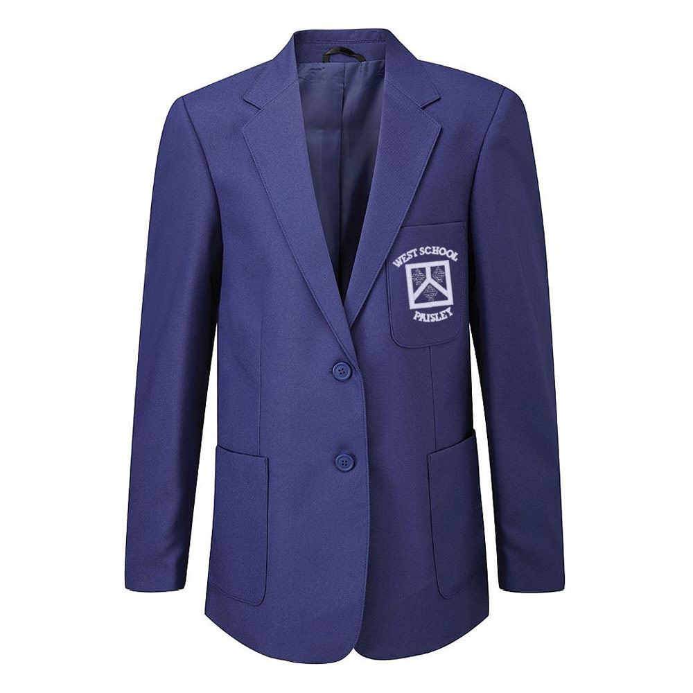 West Primary Girls Poly Blazer Royal