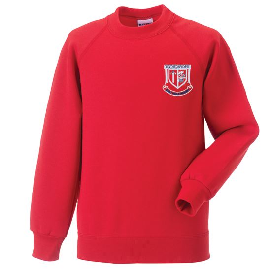 St Pauls Primary Crew Neck Sweatshirt Red