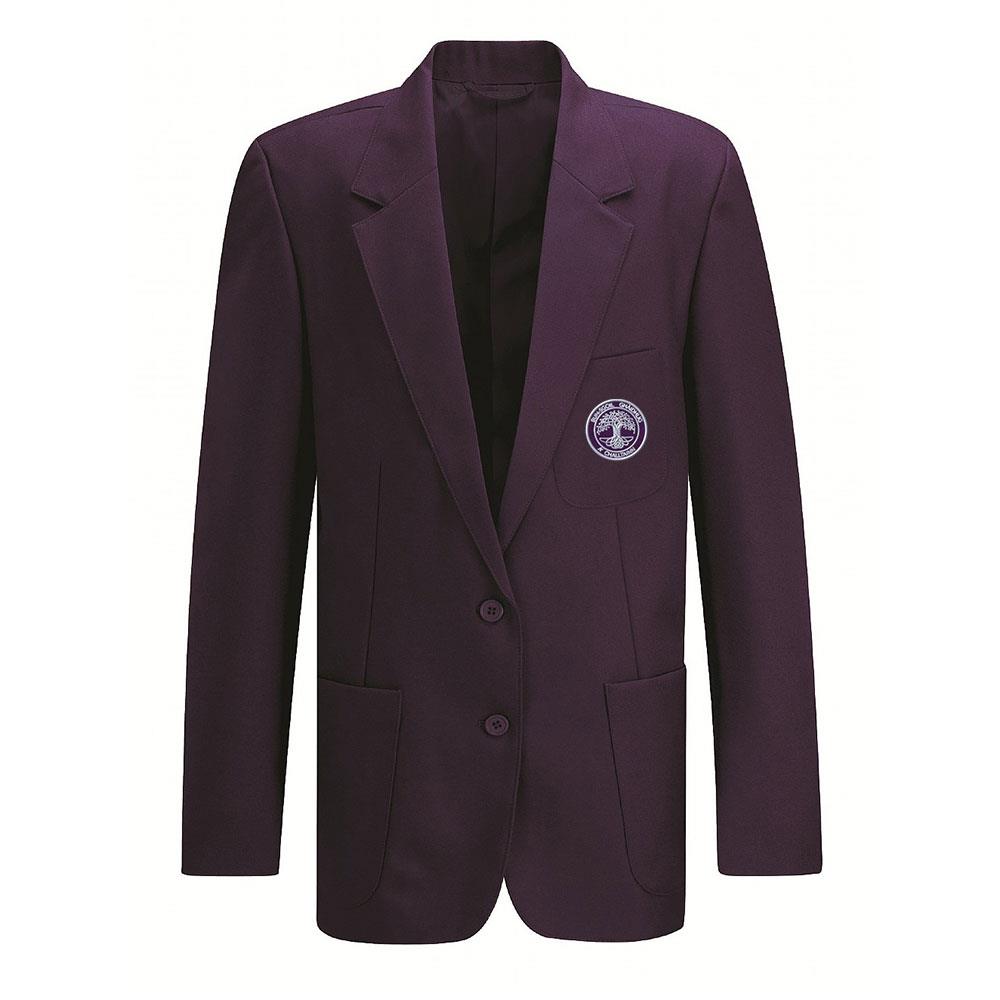 Calton Gaelic Primary Girls Poly Blazer Purple