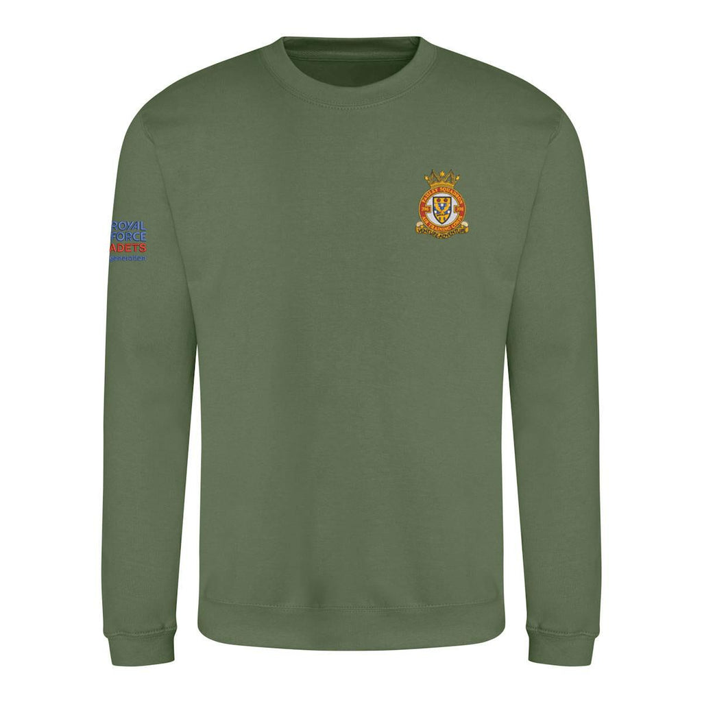 Paisley Squadron 396 Embroidered Sweatshirt Earthy Green