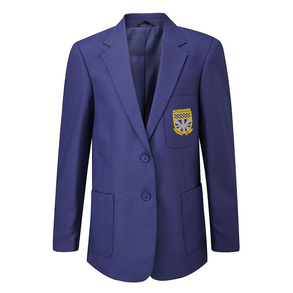 Newmains Primary Girls Poly Blazer Royal