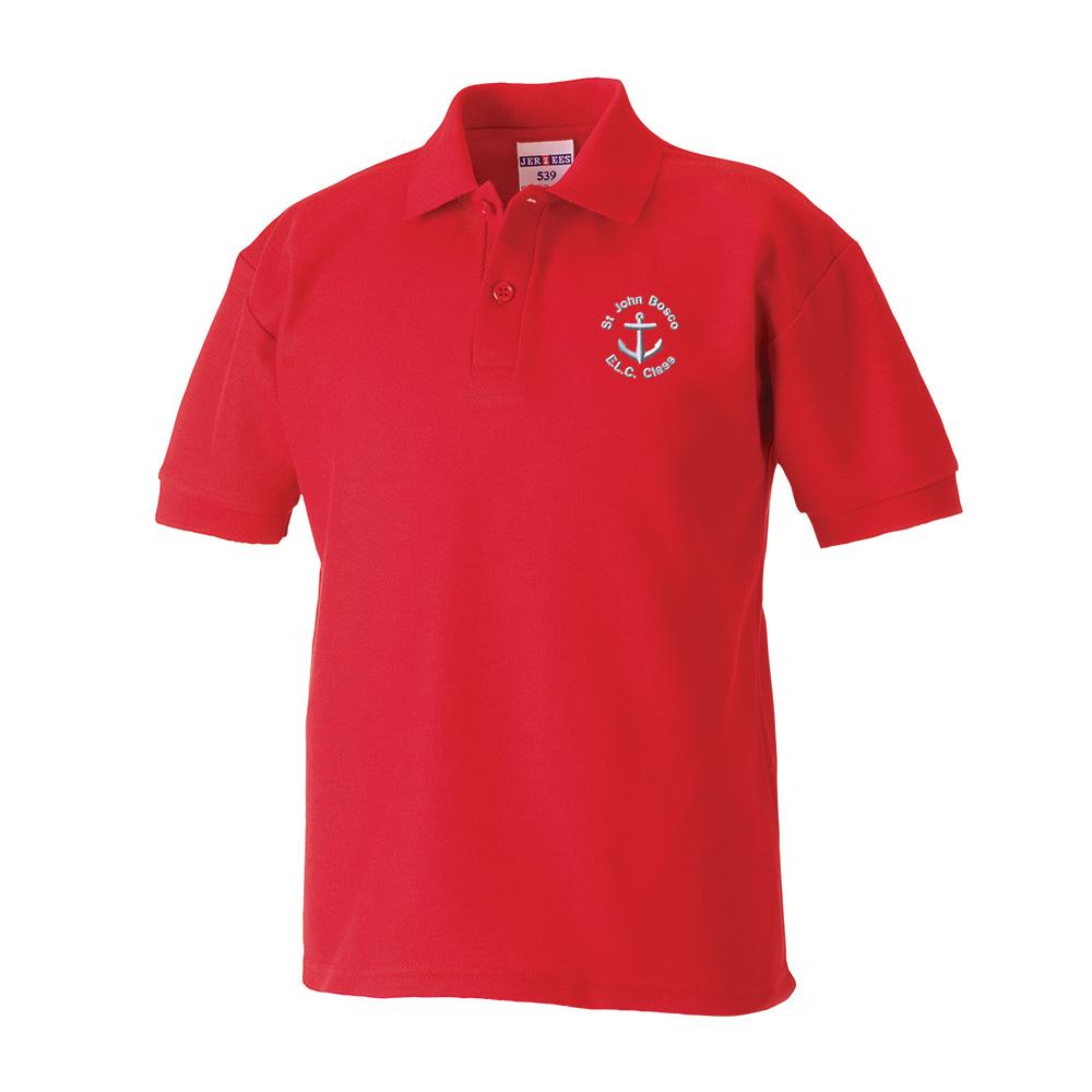 St John Bosco Nursery Erskine Poloshirt Red