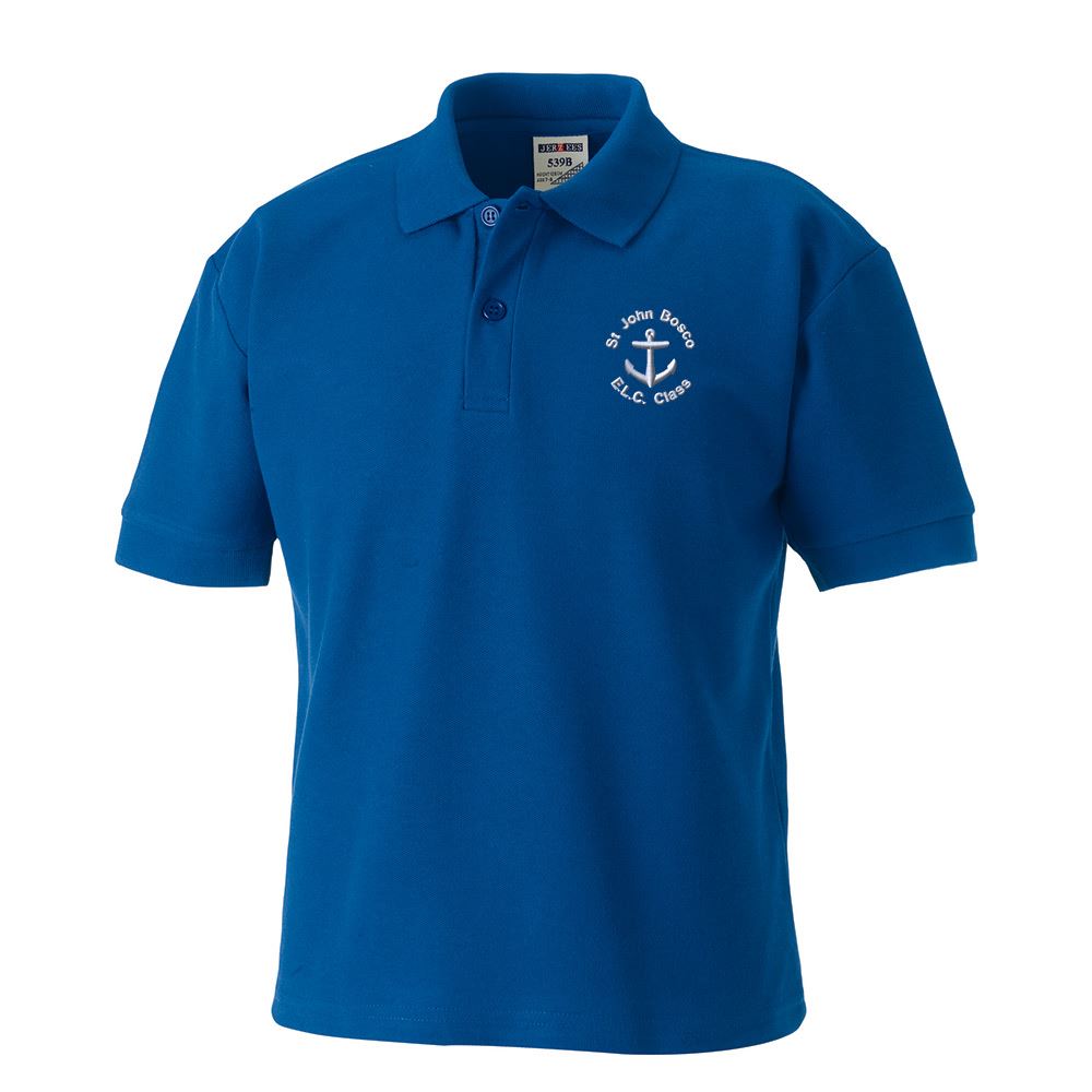 St John Bosco Nursery Erskine Poloshirt Royal