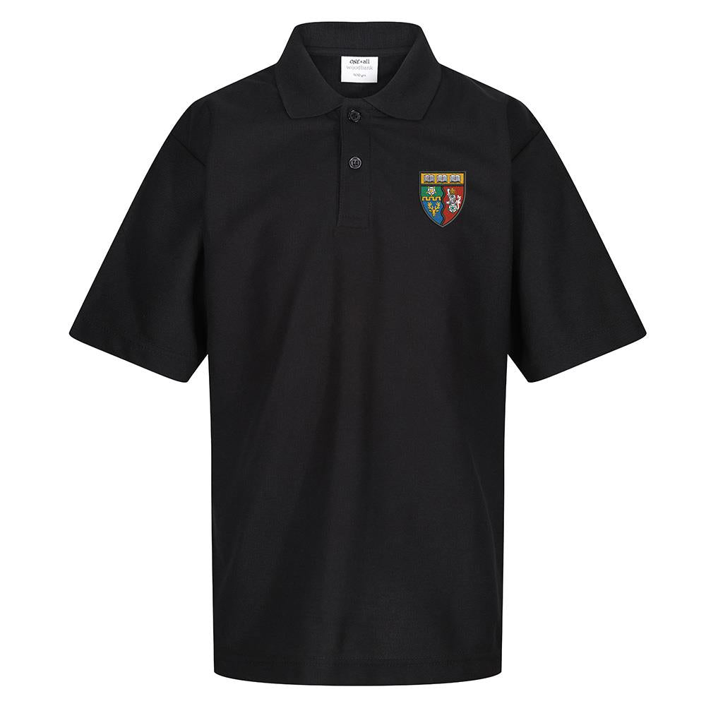 Fortrose Academy Poloshirt Black