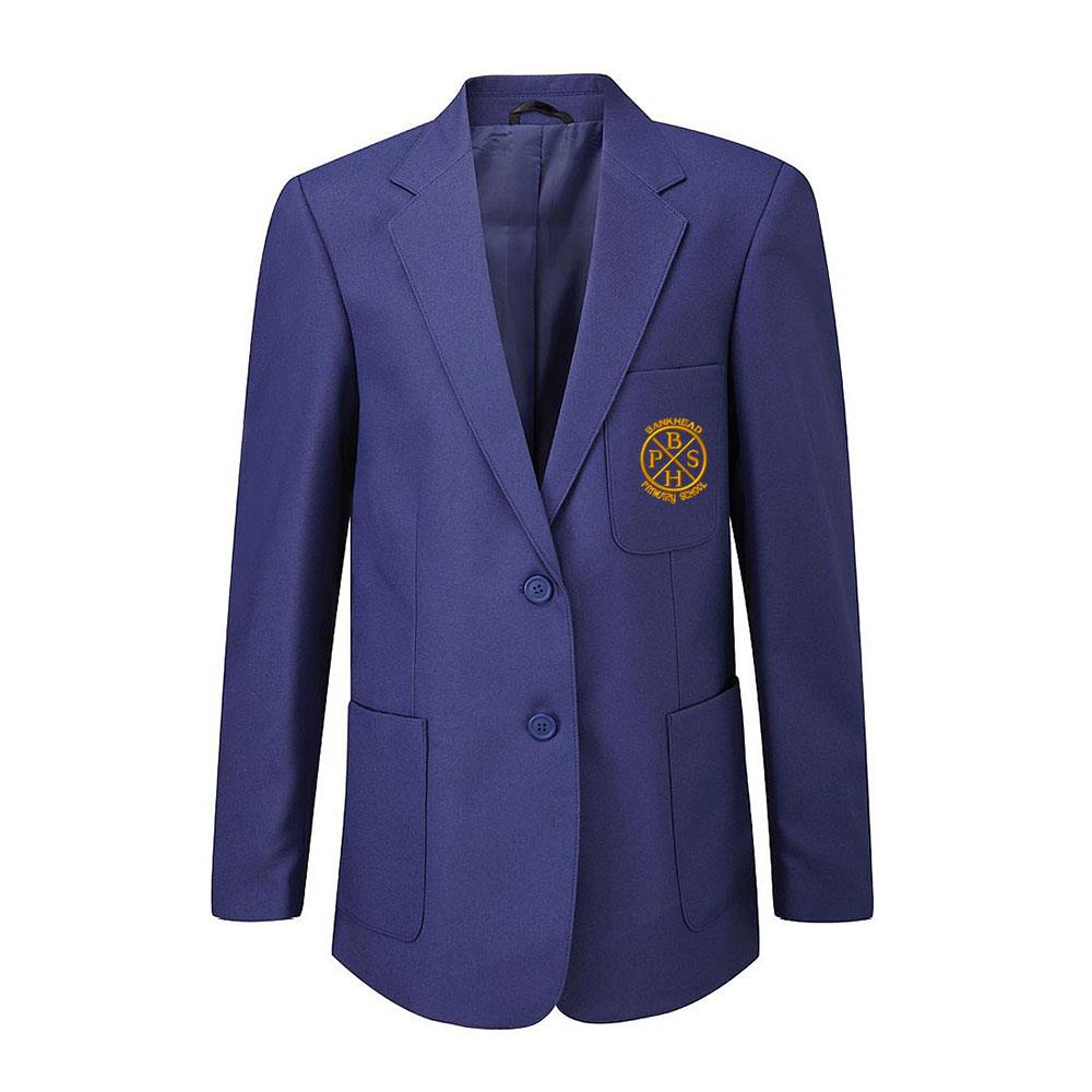Bankhead Primary Knightswood Girls Poly Blazer Royal
