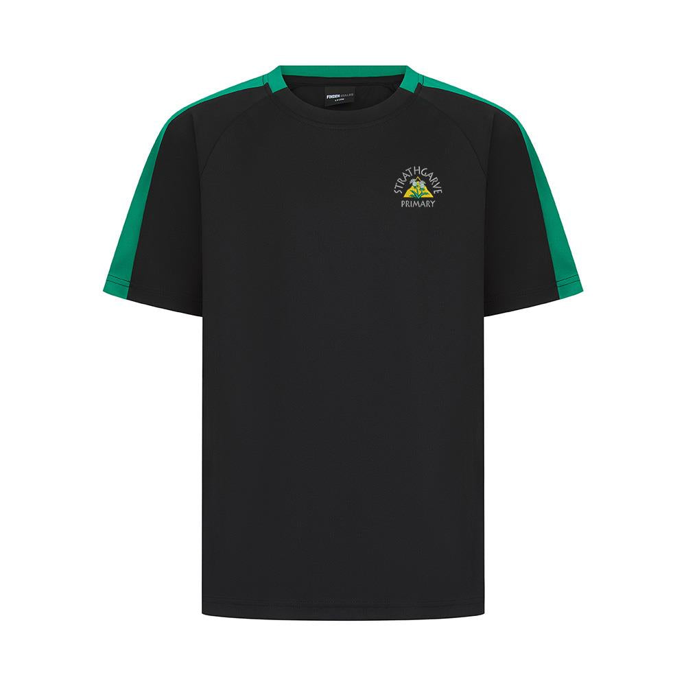 Strathgarve Primary Smartflex T-Shirt Black/Emerald