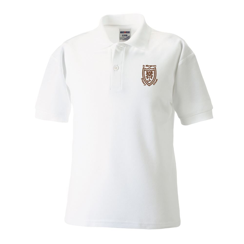 St Margarets Primary Poloshirt White