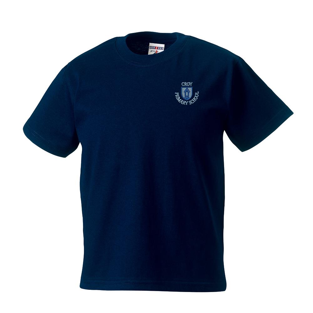 Croy Primary Classic T-Shirt Navy