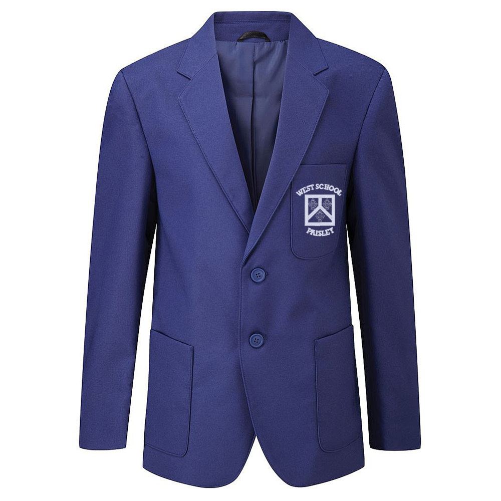 West Primary Boys Poly Blazer Royal