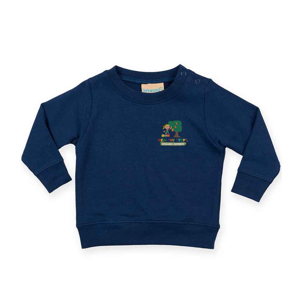 Healthy Steps Childcare Infant Sweatshirt Navy