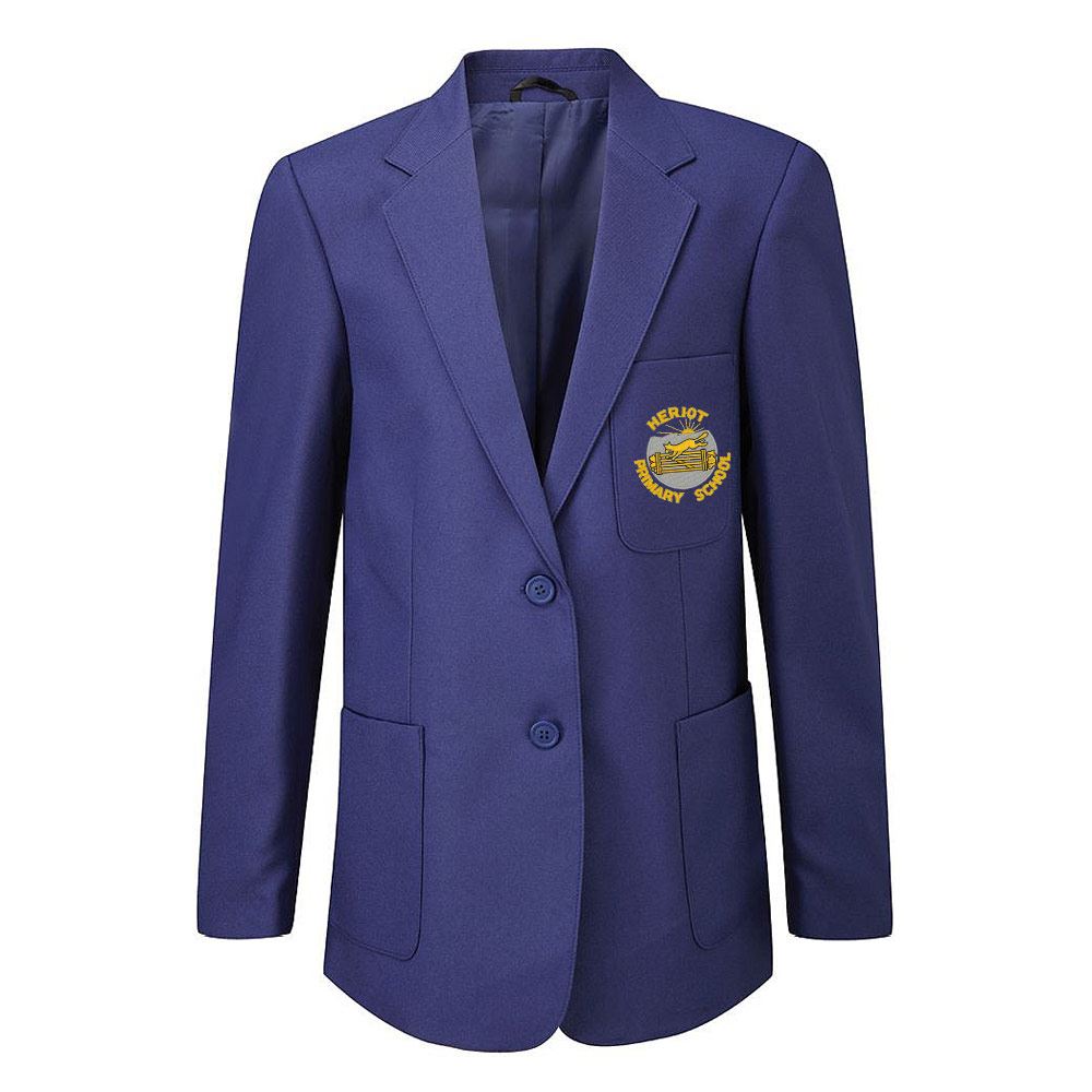 Heriot Primary Girls Poly Blazer Royal