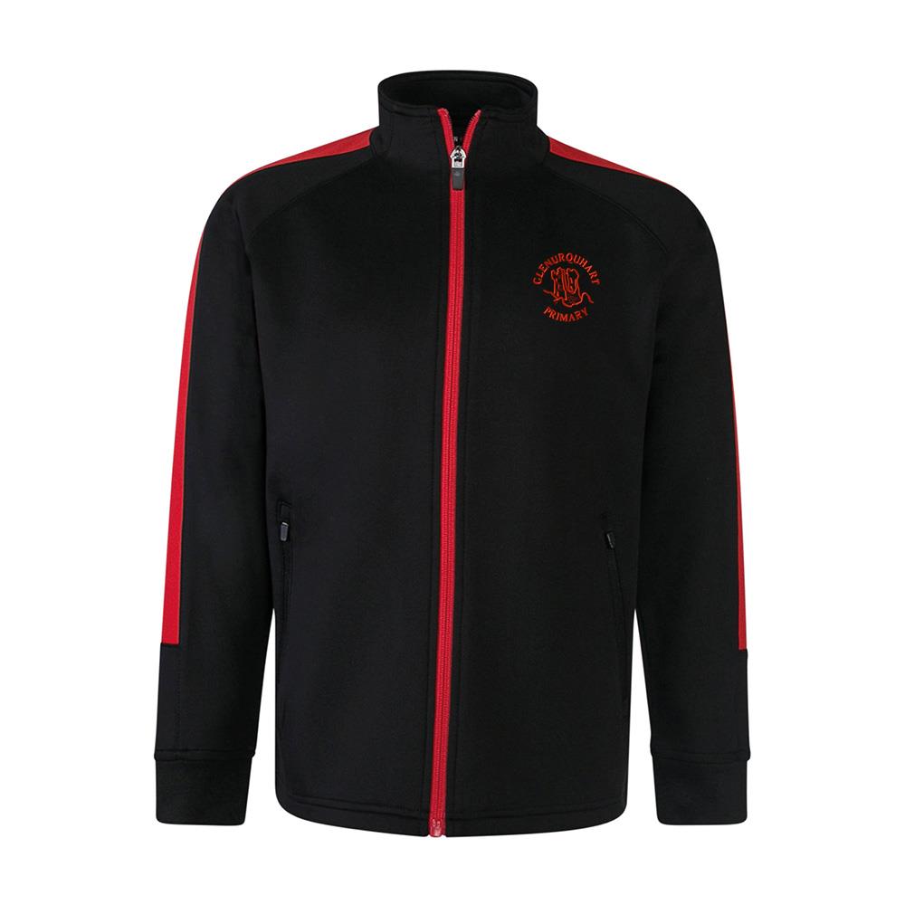 Glenurquhart Primary Smartflex Top Black/Red