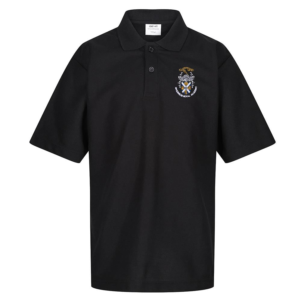 Inverness Royal Academy Poloshirt Black