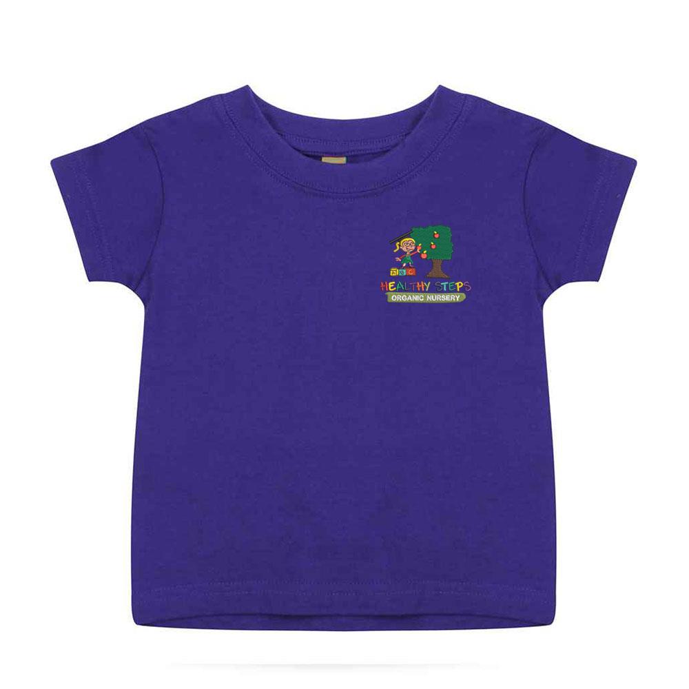Healthy Steps Childcare Infant T-Shirt Purple