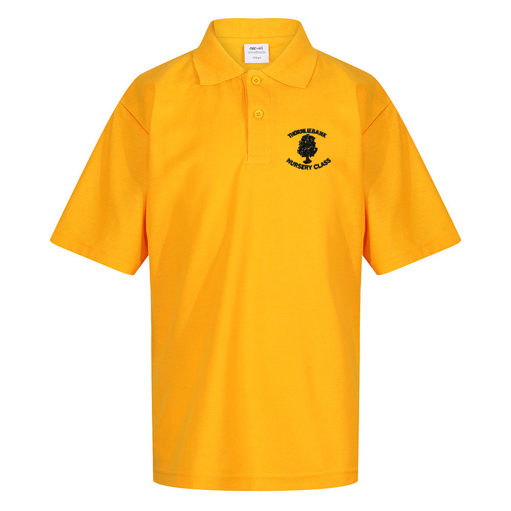 Thornliebank Nursery Poloshirt Gold