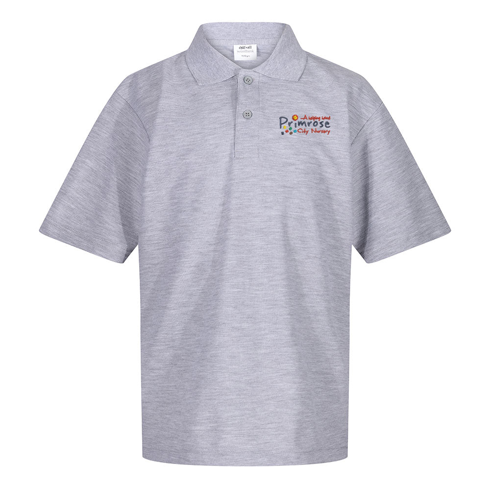 Primrose City Nursery Staff Poloshirt Grey