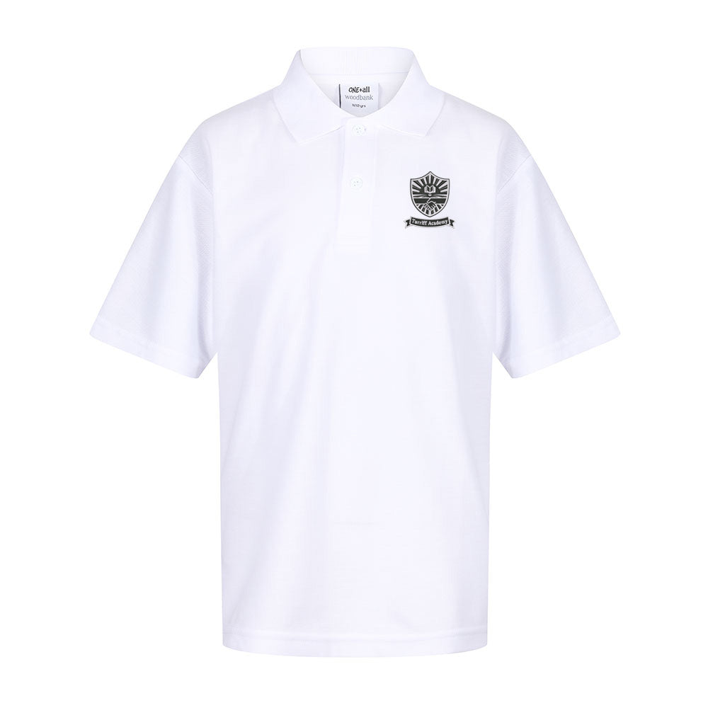 Turriff Academy Poloshirt White