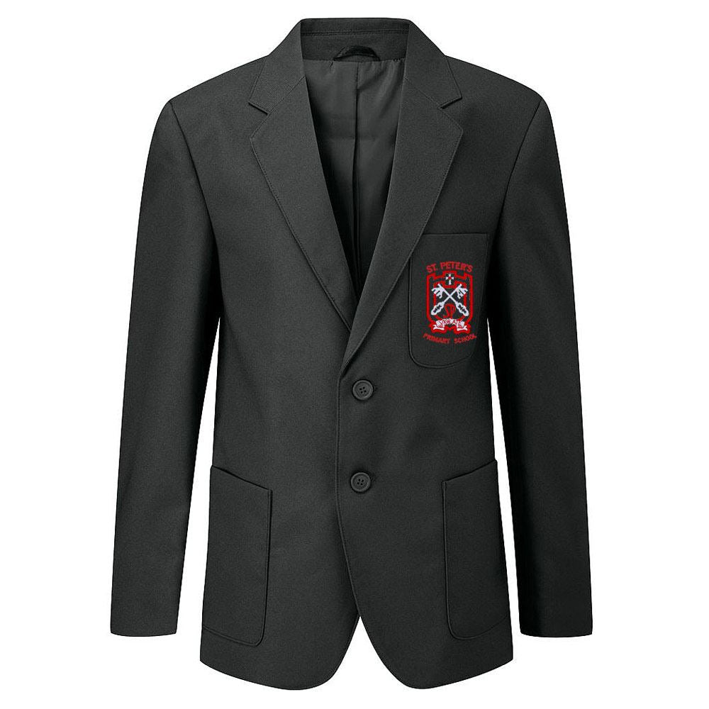 St Peters Primary Paisley Boys Poly Blazer Black
