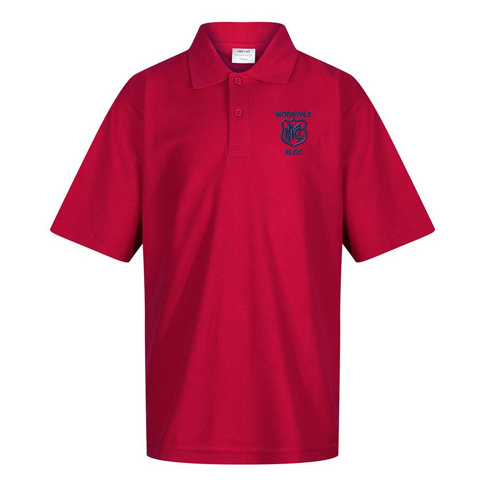 Mossvale Nursery Poloshirt Red