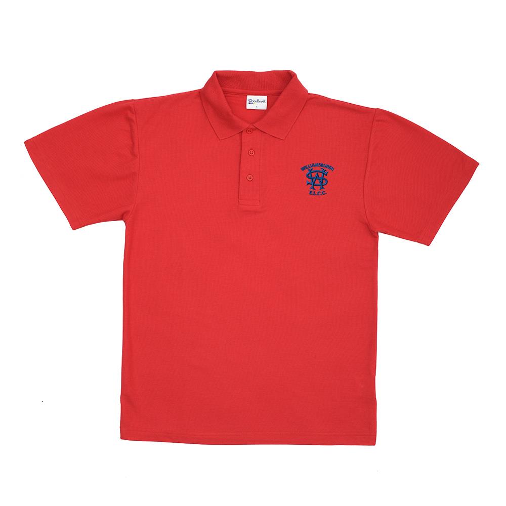 Williamsburgh ELCC Poloshirt Red