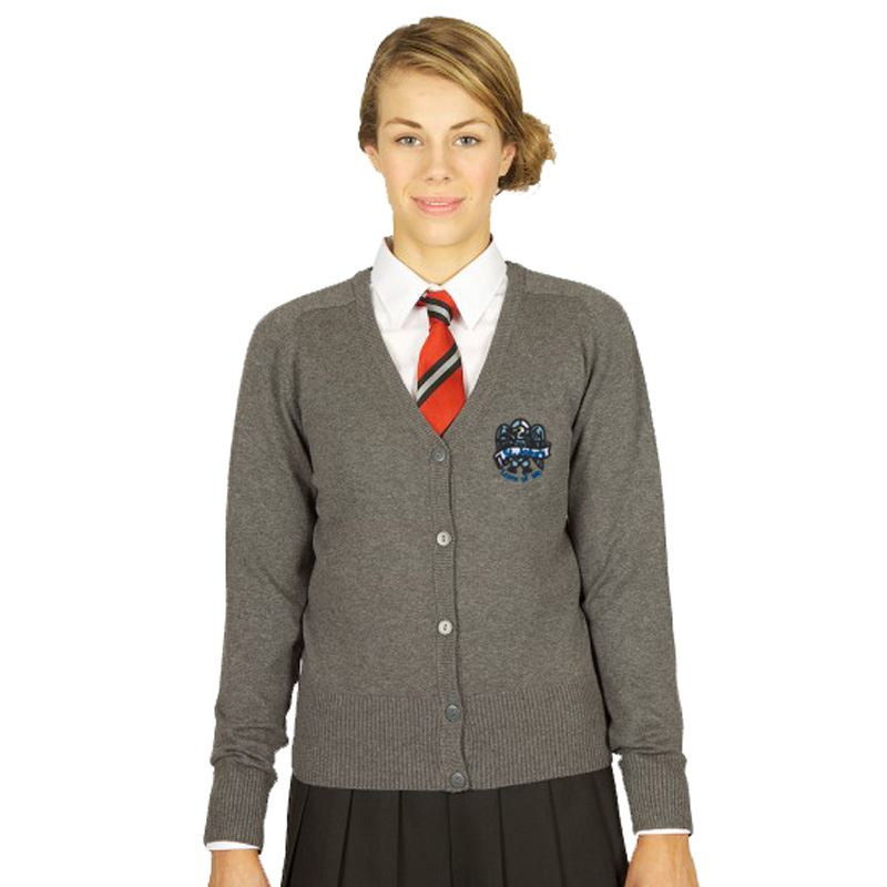 St Johns Primary 50/50 Cardigan Grey