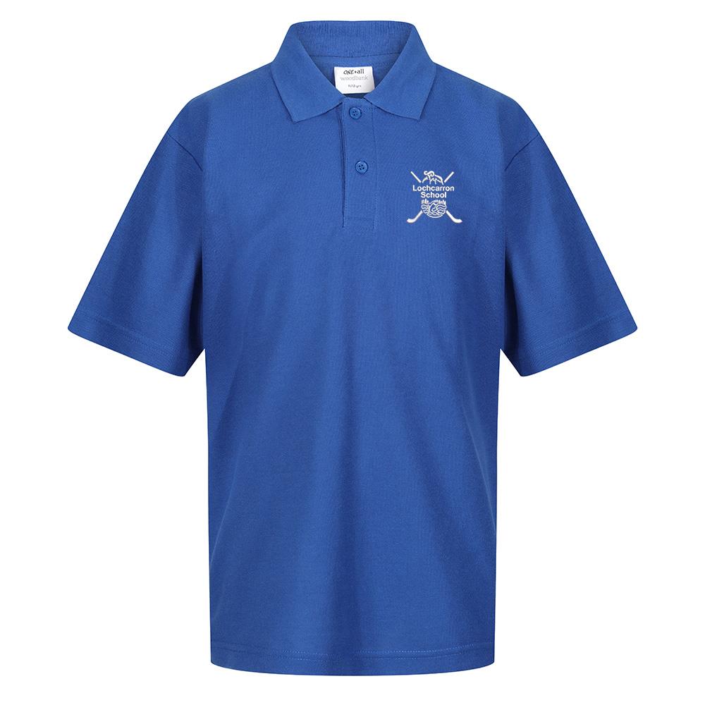 Lochcarron Primary Poloshirt Royal