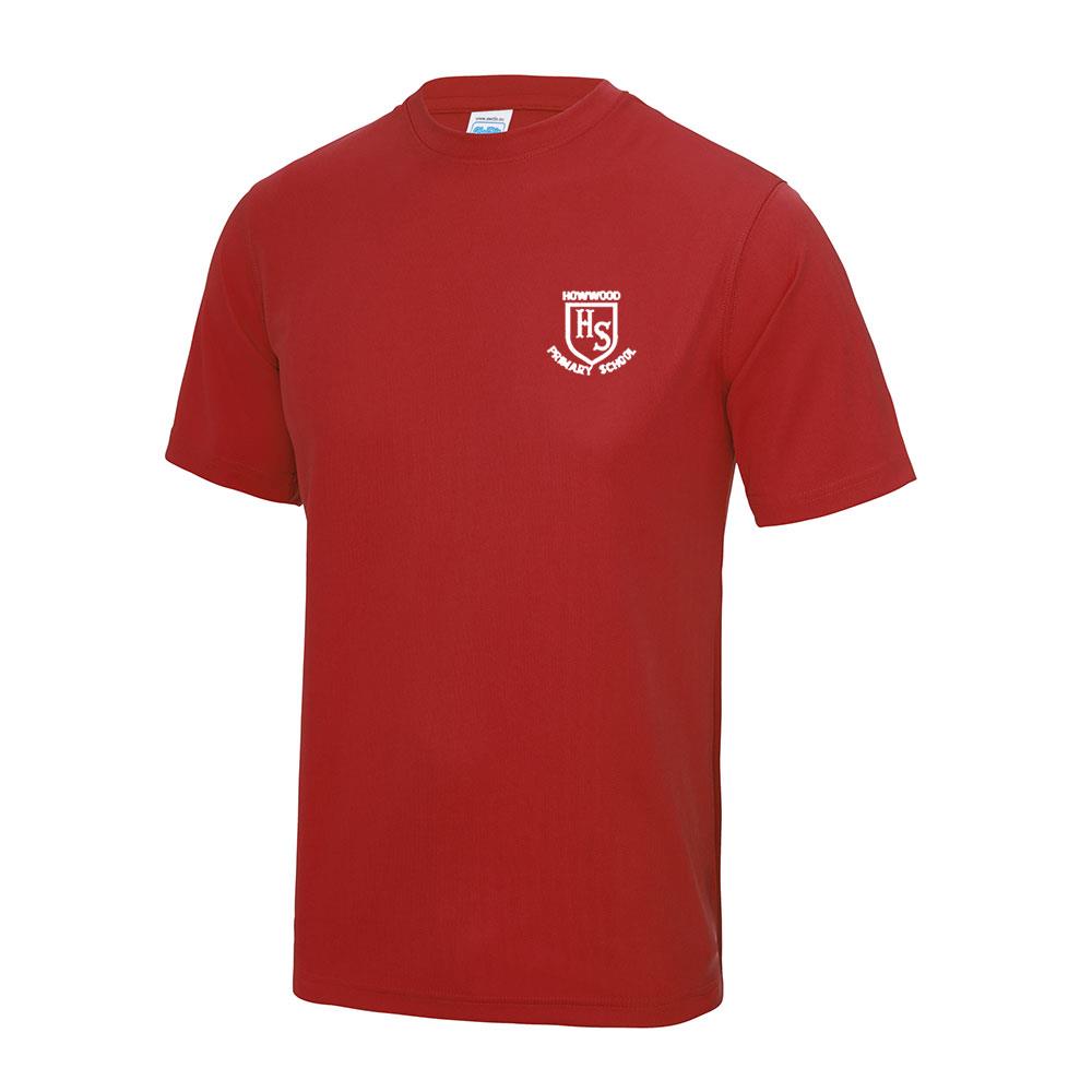Howwood Primary Gym T-Shirt Red (Semple)