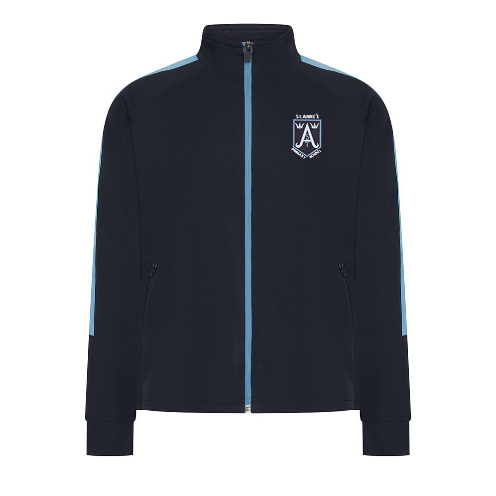 St Annes Primary Smartflex Top Navy/Sky