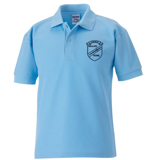Wallace Primary Poloshirt Sky