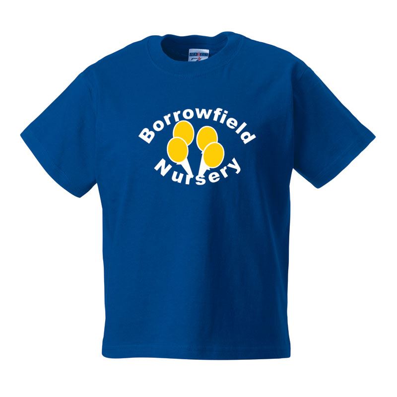 Borrowfield Nursery Classic T-Shirt Royal