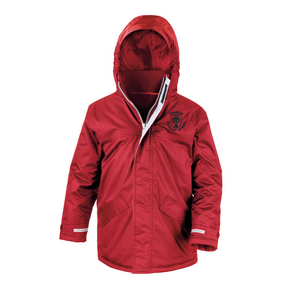 Todholm Primary Core Kids Winter Parka Red