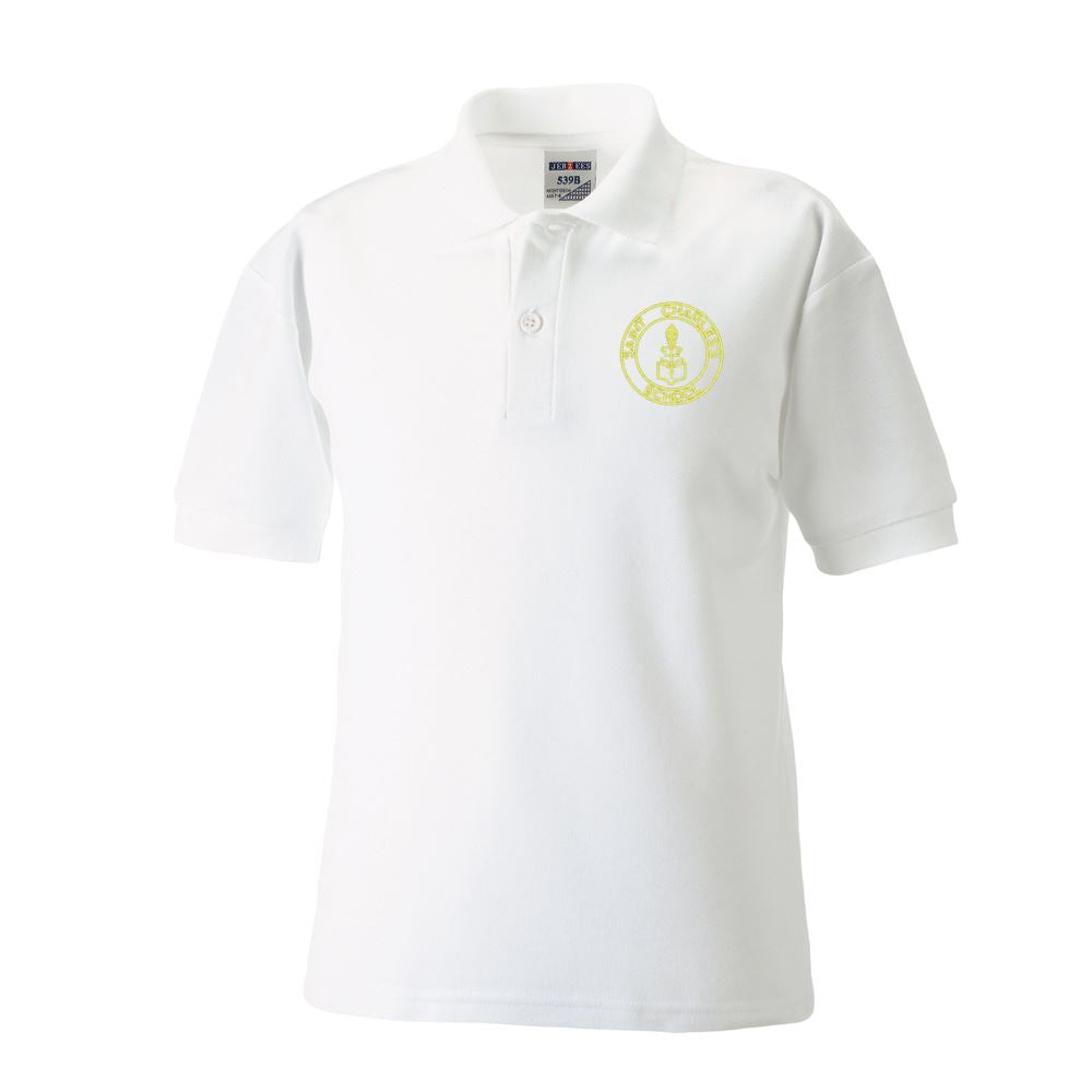 St Charles Primary Poloshirt White