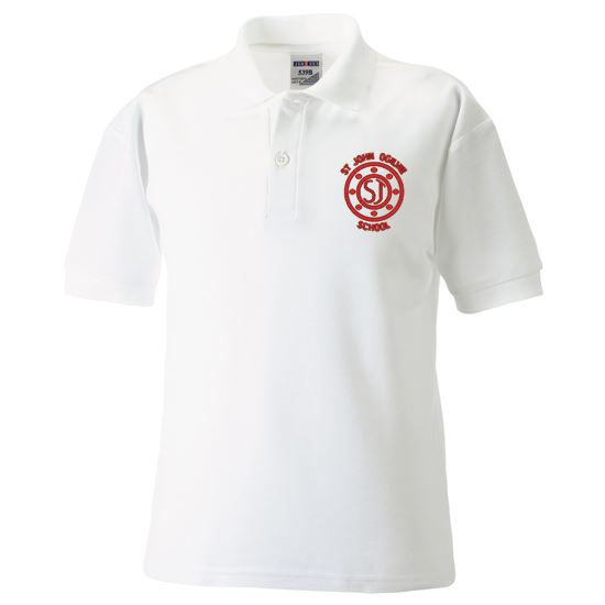 St John Ogilvie Primary Poloshirt White