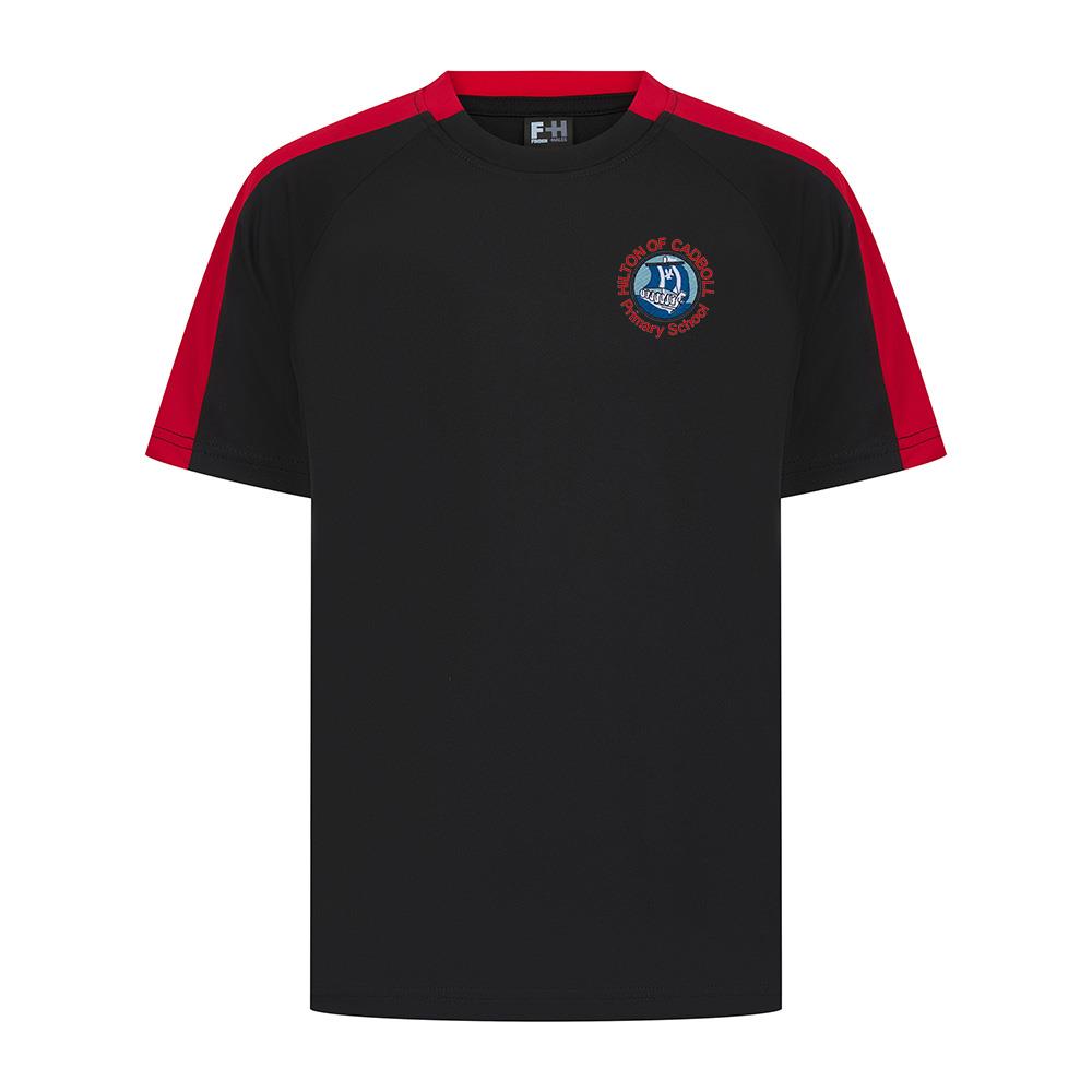 Hilton of Cadboll Smartflex T-Shirt Black/Red