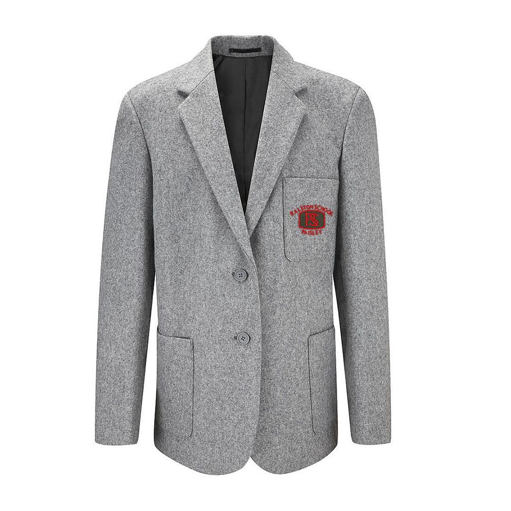 Ralston Primary Girls Wool Blazer Grey