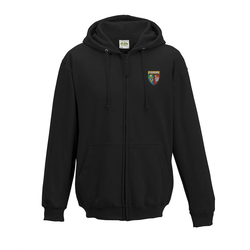 Fortrose Academy Zipped Hooded Top Black