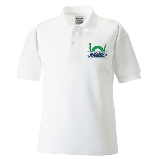 Aldourie Primary Poloshirt White