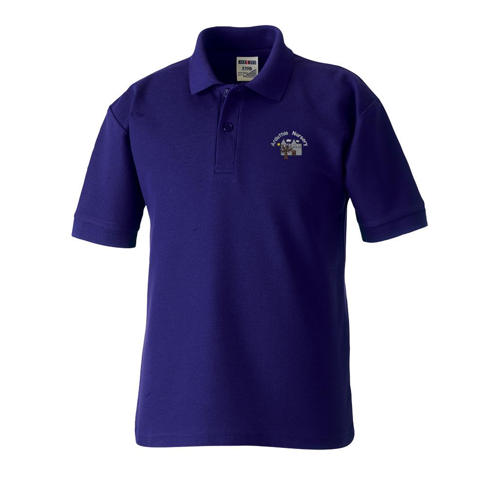 Arduthie Nursery Poloshirt Purple