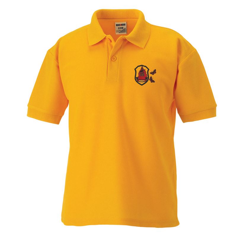 Abbey Nursery Poloshirt Gold