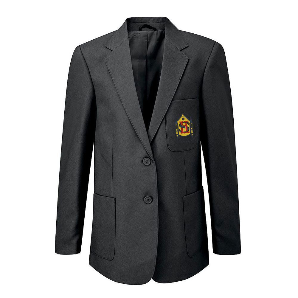 Hermitage Primary Girls Poly Blazer Black