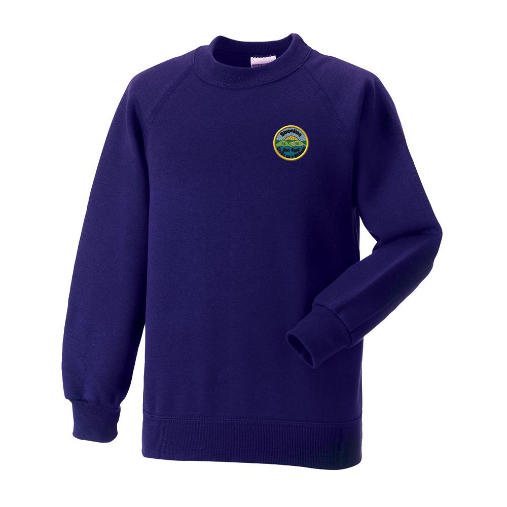 Strontian Primary Crew Neck Sweatshirt Purple